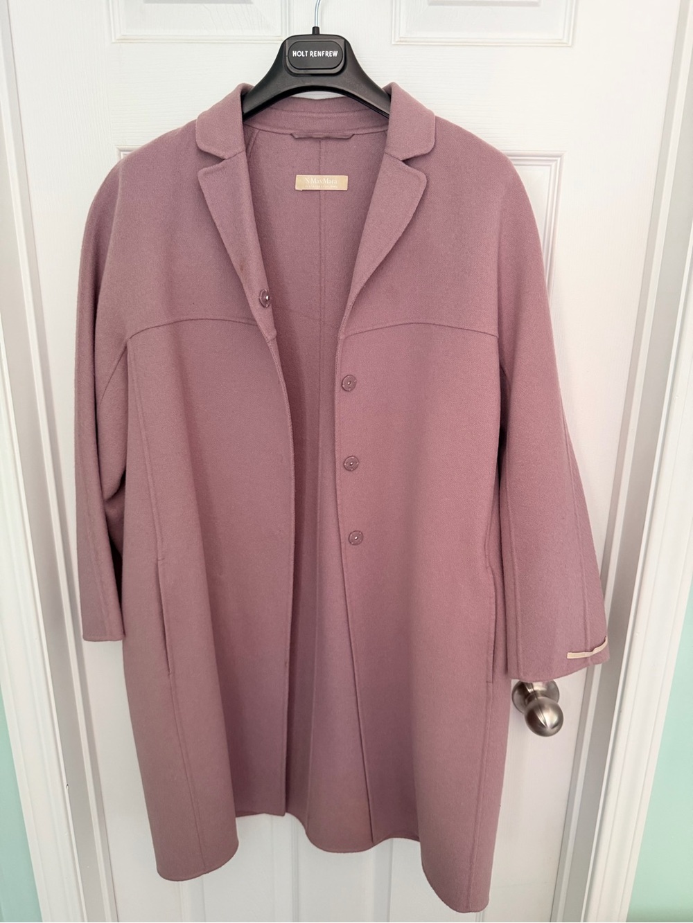 MaxMara Dusty Rose Wool Coat